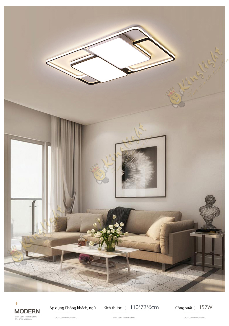 Modern decorative ceiling light KLH022